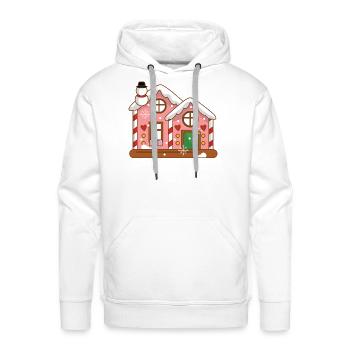 Bread house - Men's Premium Hoodie - white - Front - Liam (192cm)