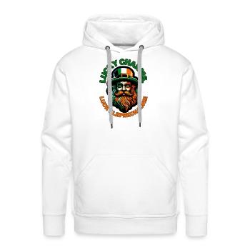 Lucky charms, lucky leprechauns - Men's Premium Hoodie - white - Front - Liam (192cm)