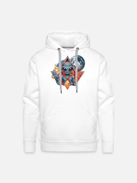 IlluminET109 - Men's Premium Hoodie - white