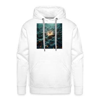 The Ocean of Consciousness - Men's Premium Hoodie - white - Front - Liam (192cm)