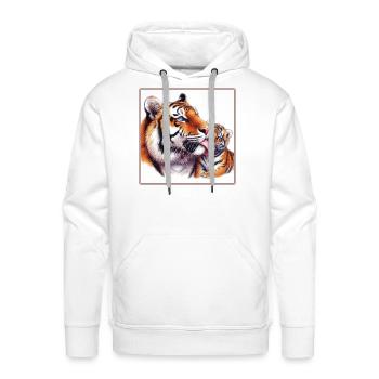 Most Cute And Fluffy Animals - Men's Premium Hoodie - white - Front - Liam (192cm)