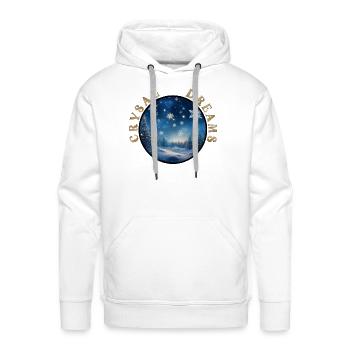 Winter's Embrace - A Crystal Clear Dream - Men's Premium Hoodie - white - Front - Liam (192cm)