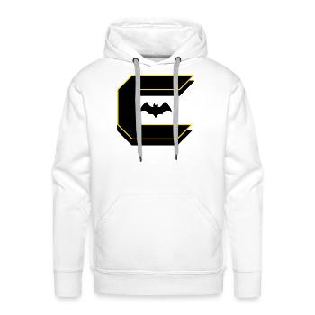 C Initial - Men's Premium Hoodie - white - Front - Liam (192cm)