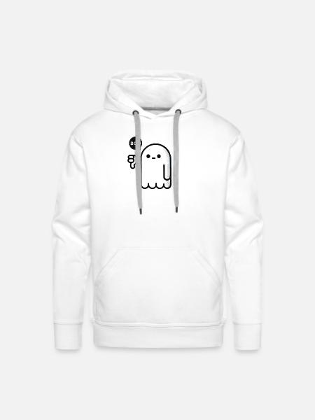 Ghost of Disapproval - Men's Premium Hoodie - white