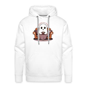 Therapized and Terrified - Men's Premium Hoodie - white - Front - Liam (192cm)