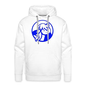 Horse Sweet Pony Foal Cute Cartoon Funny Comic Fun - Men's Premium Hoodie - white - Front - Liam (192cm)