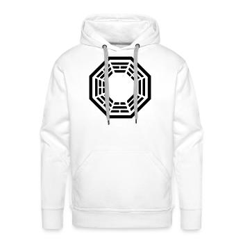 Dharma Initiative - Men's Premium Hoodie - white - Front - Liam (192cm)