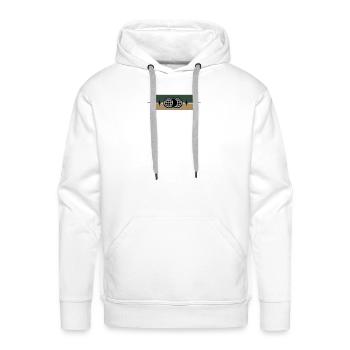 High iQ - Men's Premium Hoodie - white - Front - Liam (192cm)
