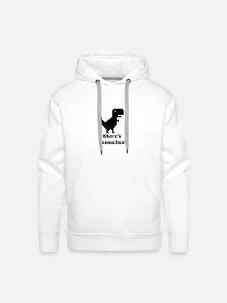 Dinosaures connection - Men's Premium Hoodie - white
