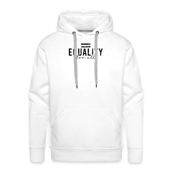 Equality for All - Equality - Men's Premium Hoodie - white - Front - Liam (192cm)