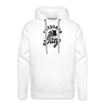 Lifeguard off duty - lifeguard - Men's Premium Hoodie - white - Front - Liam (192cm)