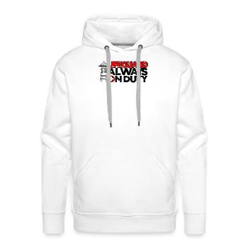 Lifeguard - always on duty - lifeguard - Men's Premium Hoodie - white - Front - Liam (192cm)