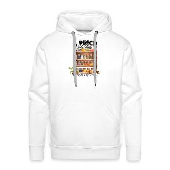 A Pinch of This, A Dash of That - Cooking - Men's Premium Hoodie - white - Front - Liam (192cm)