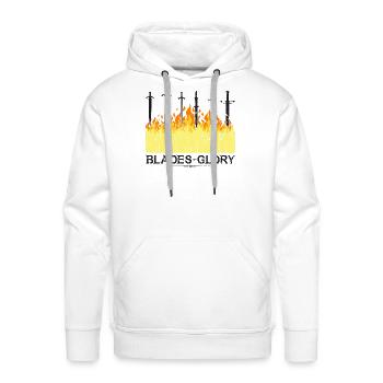 Blades of glory - Shield - Men's Premium Hoodie - white - Front - Liam (192cm)