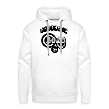 Brothers Boy - Men's Premium Hoodie - white - Front - Liam (192cm)