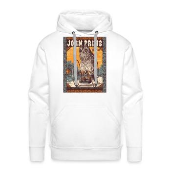 John Prine - Men's Premium Hoodie - white - Front - Liam (192cm)