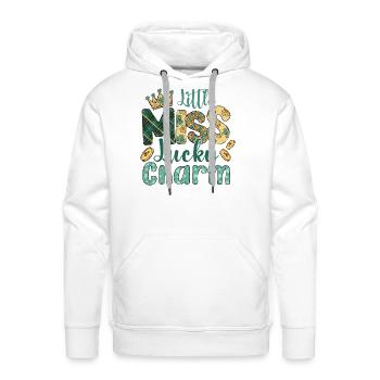 Little Miss Lucky Charm - Men's Premium Hoodie - white - Front - Liam (192cm)