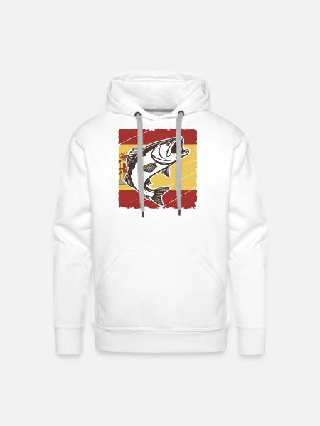 Bass of España - Men's Premium Hoodie - white