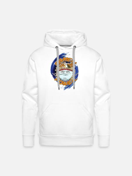 Ramen Power - Men's Premium Hoodie - white