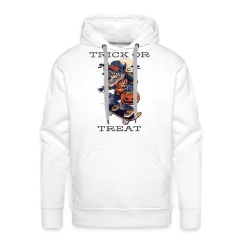 Trick Or Treat - Men's Premium Hoodie - white - Front - Liam (192cm)