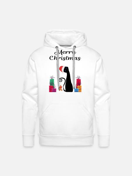 Merry Christmas ugly Christmas - Men's Premium Hoodie - white