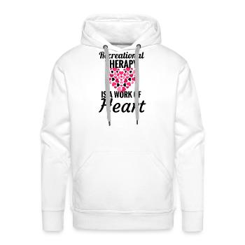 Recreational Therapist Recreational Therapy RT - Men's Premium Hoodie - white - Front - Liam (192cm)