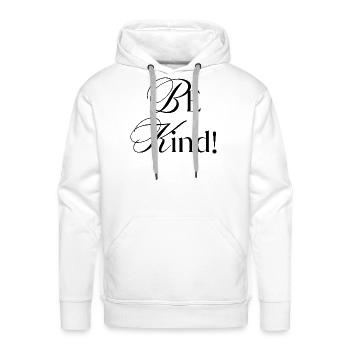 Awaiting design upload - Men's Premium Hoodie - white - Front - Liam (192cm)