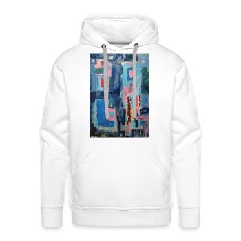 Initiation - Men's Premium Hoodie - white - Front - Liam (192cm)