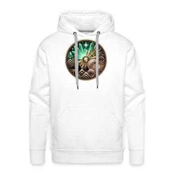 Crystal Gear Cosmos - Men's Premium Hoodie - white - Front - Liam (192cm)