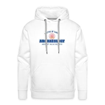 Depths of Earth Ancient Value Rebirth - Men's Premium Hoodie - white - Front - Liam (192cm)