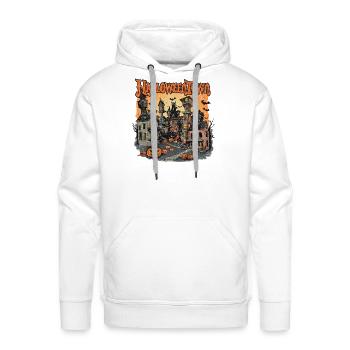 Halloween Town - Men's Premium Hoodie - white - Front - Liam (192cm)
