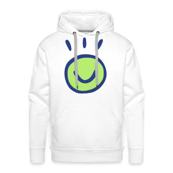 toki pona logo - Men's Premium Hoodie - white - Front - Liam (192cm)