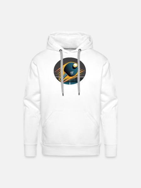 Table Tennis Velocity Burst - Men's Premium Hoodie - white