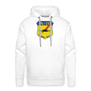 A-10 Thunderbolt II Shield - Men's Premium Hoodie - white - Front - Liam (192cm)