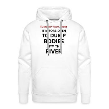 Emergency Regulations - Men's Premium Hoodie - white - Front - Liam (192cm)