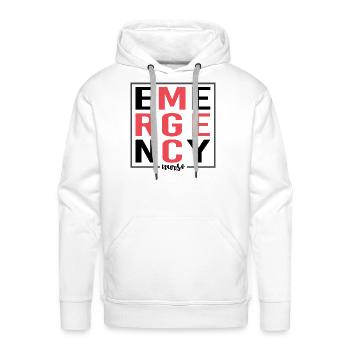 Emergency Nurse - Men's Premium Hoodie - white - Front - Liam (192cm)