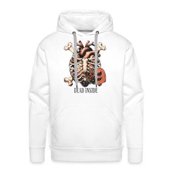 Grim Greetings for the Holidays - Men's Premium Hoodie - white - Front - Liam (192cm)