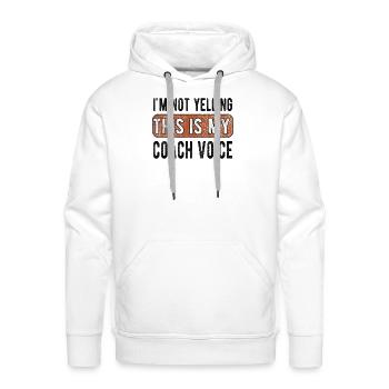 Proud Coach Gifts Coaching Sports Coach Coaches - Men's Premium Hoodie - white - Front - Liam (192cm)
