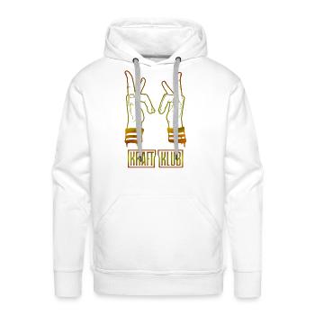 Best Music Rock Indie Of Kraftklub - Men's Premium Hoodie - white - Front - Liam (192cm)