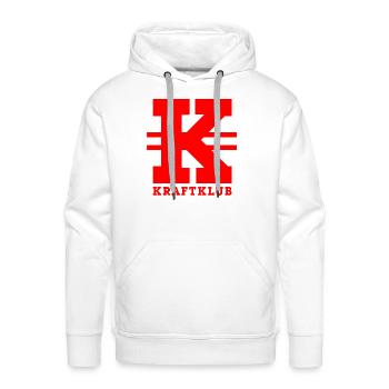 Best Of Rock Indie By Kraftklub - Men's Premium Hoodie - white - Front - Liam (192cm)
