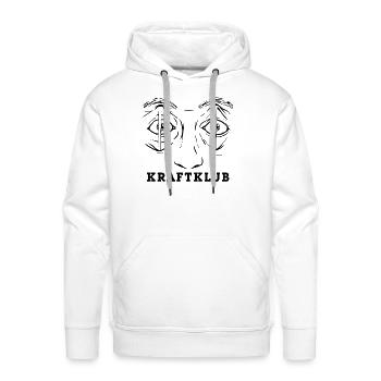 Best Music Rock Indie Of Kraftklub - Men's Premium Hoodie - white - Front - Liam (192cm)