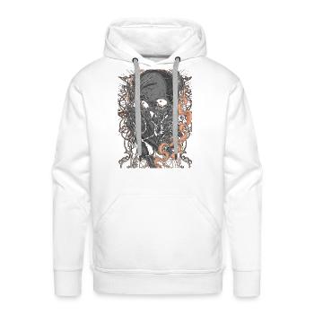 Ghostface Phone Call - Men's Premium Hoodie - white - Front - Liam (192cm)