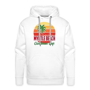 Caribbean Cup Myrtle Beach - Men's Premium Hoodie - white - Front - Liam (192cm)
