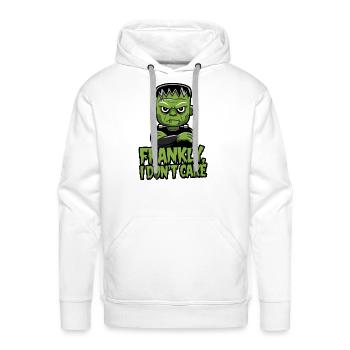 Frankly, I Don’t Care - Men's Premium Hoodie - white - Front - Liam (192cm)