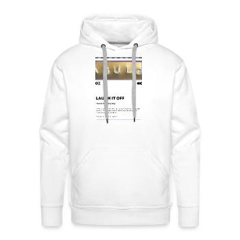 Laugh It Off - Men's Premium Hoodie - white - Front - Liam (192cm)