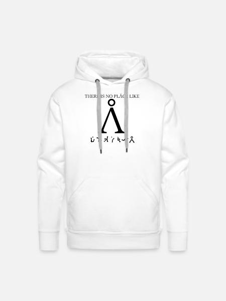 Stargate SG1 - There Is No Place Like Earth - Men's Premium Hoodie - white