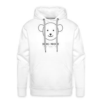 Dog Mom Est. Fur Life - Men's Premium Hoodie - white - Front - Liam (192cm)