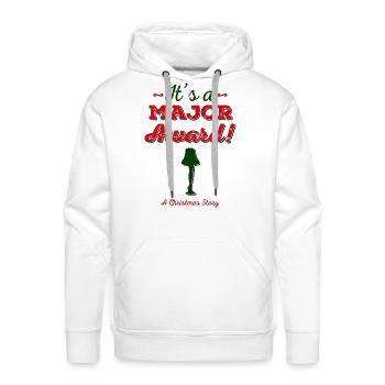 A Christmas Story Itis A Major Award - Men's Premium Hoodie - white - Front - Liam (192cm)