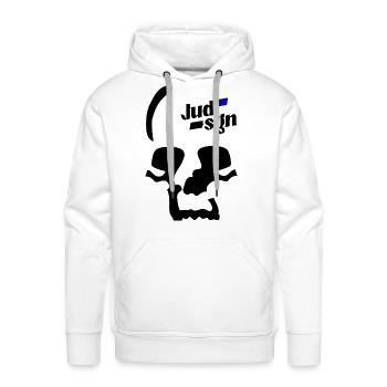 Skull Art - Men's Premium Hoodie - white - Front - Liam (192cm)