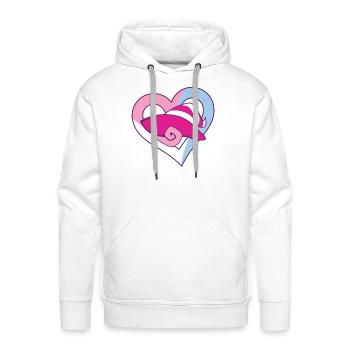 Vivian TTYD Trans - Men's Premium Hoodie - white - Front - Liam (192cm)